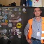 Supposedly the chief of the airport, proud with his Belgian airclub sticker (last one)