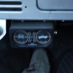 Pitch & roll indicator in a car